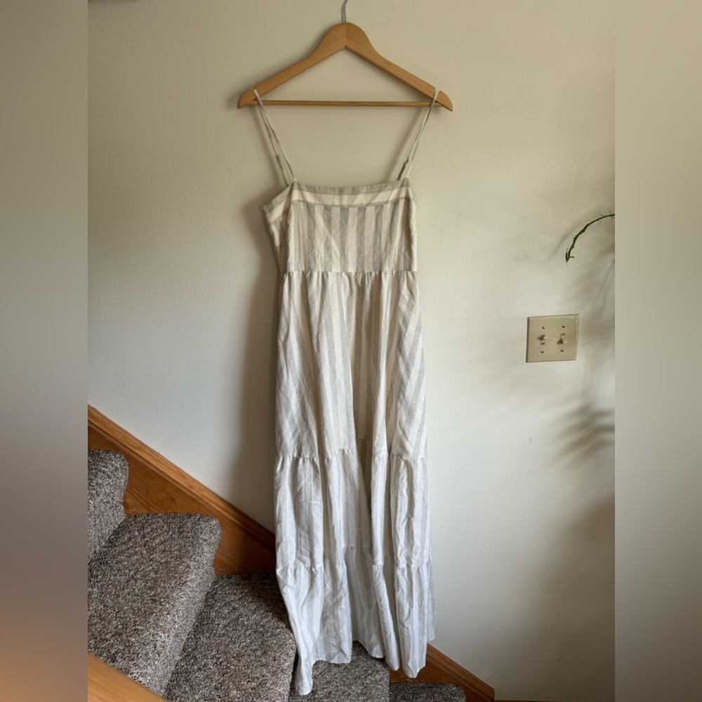 lulu’s striped maxi dress